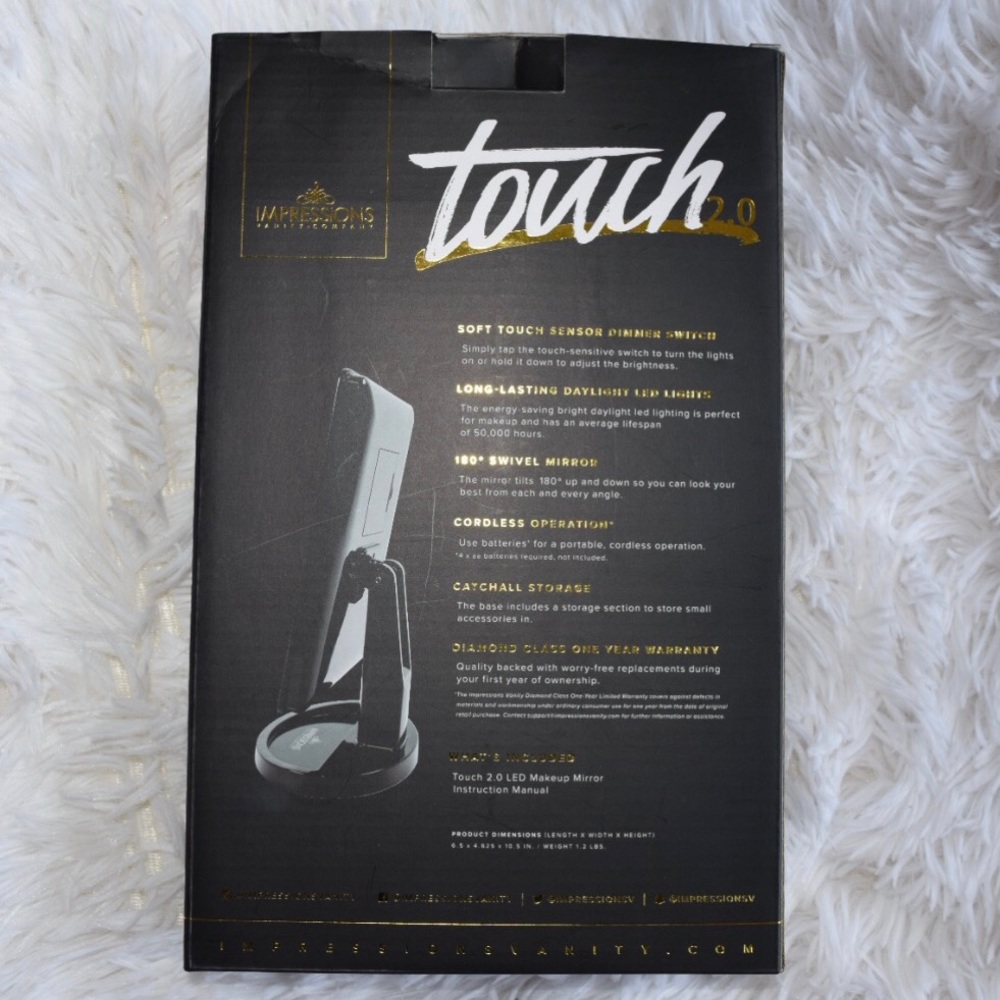 Cosmetic mirror with LED lights - Picture 5 of 5